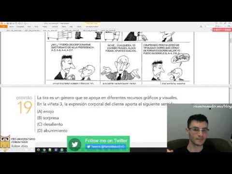 Thumbnail da aula: Resolução da prova de Espanhol do Primeiro Exame de Qualificação do Vestibular Estadual 2016