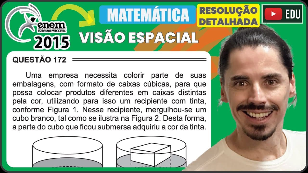 Thumbnail: [ENEM 2015 PPL] 172 📘 VISÃO ESPACIAL Uma empresa necessita colorir parte de suas embalagens, com