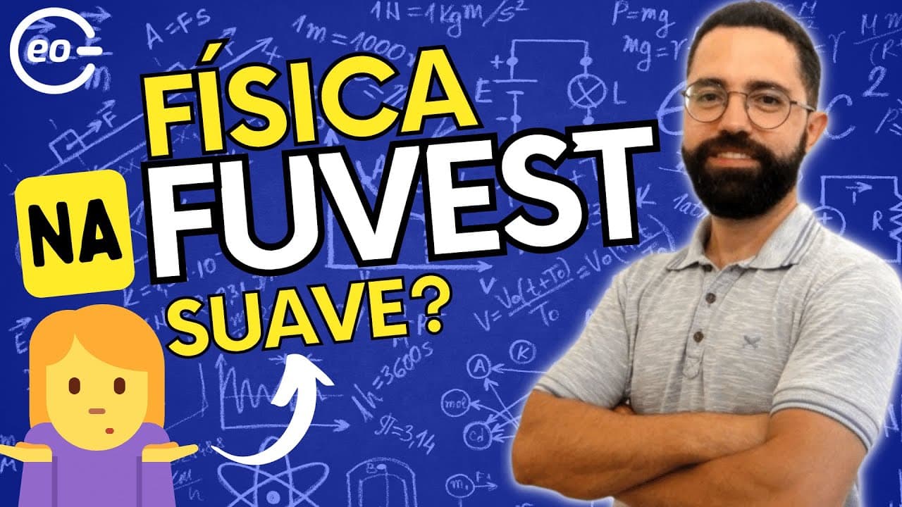 Thumbnail: Como cai Física na FUVEST 2025 | Como estudar Física |