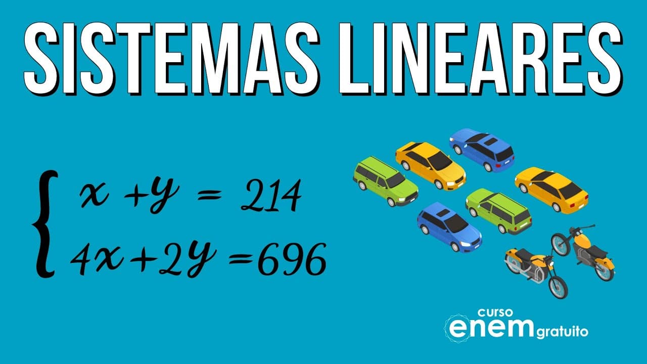 Thumbnail: COMO CALCULAR SISTEMAS LINEARES | Resumo de Matemática para o Enem