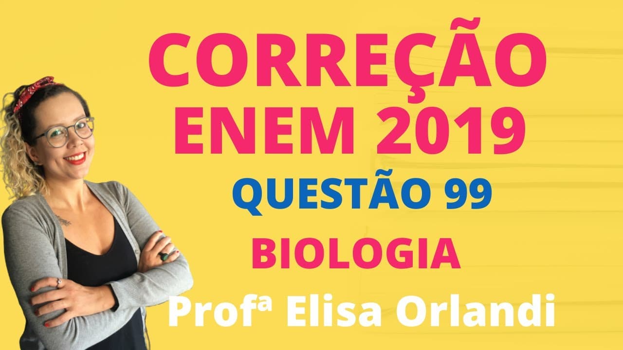 Thumbnail: ENEM 2019 | Prova Amarela | Questão 99