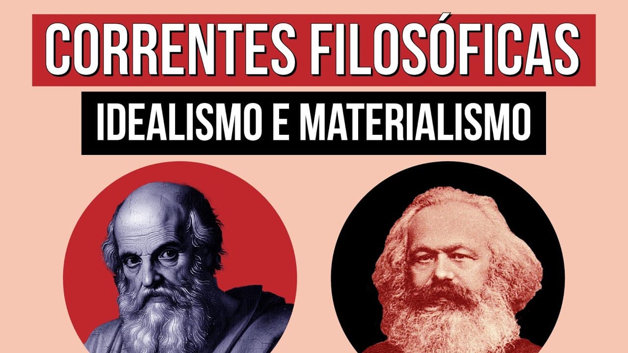 Thumbnail: CORRENTES FILOSÓFICAS: Idealismo e Materialismo | Filosofia para o Enem | Ernani Júnior da Silva