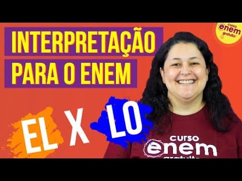 Thumbnail da aula: INTERPRETAÇÃO EM ESPANHOL PARA O ENEM | GRAMÁTICA E VOCABULÁRIO