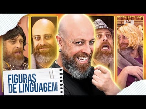Thumbnail da aula: E se as FIGURAS DE LINGUAGEM fossem PESSOAS? | Professor Noslen