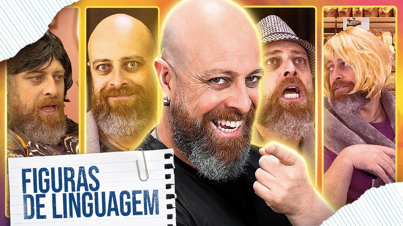Thumbnail: E se as FIGURAS DE LINGUAGEM fossem PESSOAS? | Professor Noslen
