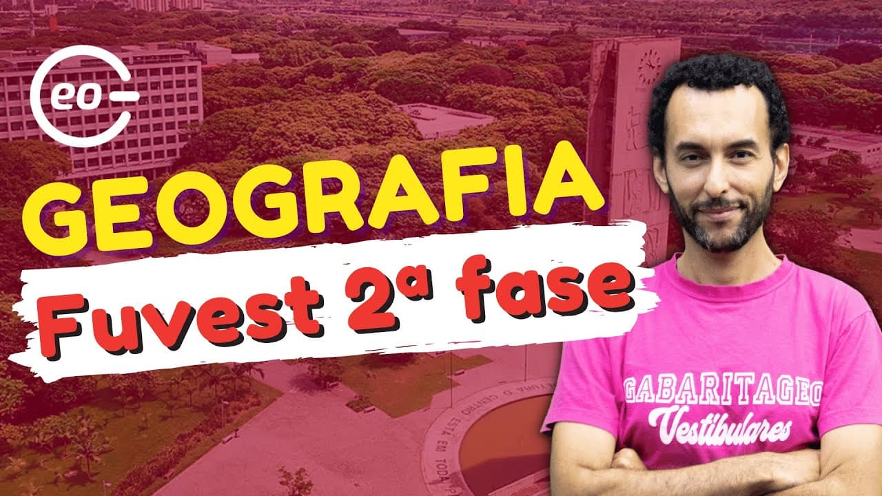 Thumbnail: GEOGRAFIA PARA 2ª FASE DA FUVEST 2025 | GABARITAGEO