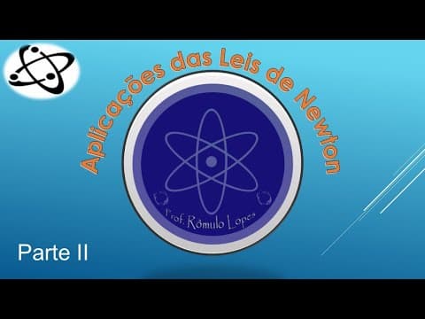 Thumbnail da aula: Física 1ª Série (EM) - Aplicações das leis de Newton II (parte II)