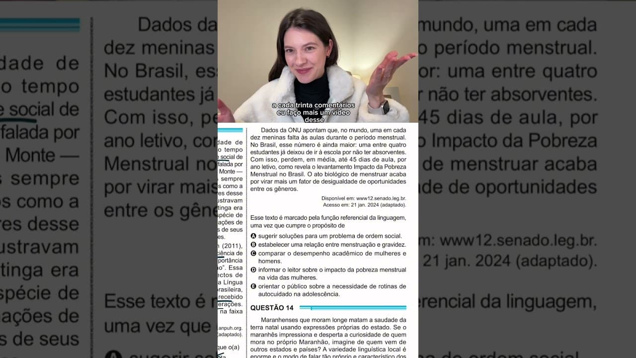 Thumbnail: Fazendo as questões do ENEM em menos de 1 minuto 11-15