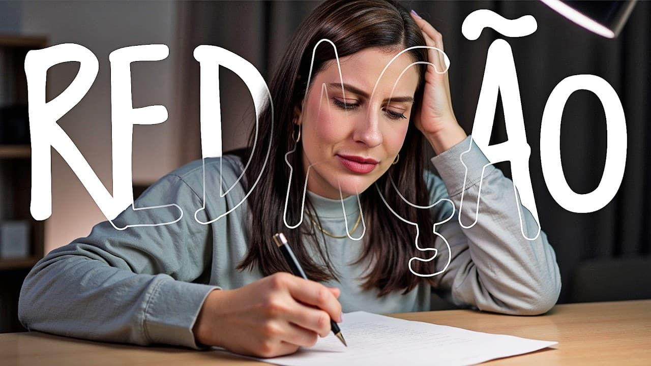 Thumbnail: PARE DE ENCHER LINGUIÇA NA REDAÇÃO