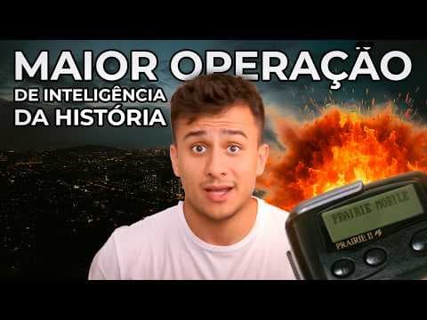 Thumbnail da aula: ISRAEL EXPLODE PAGERS DO HEZBOLLAH | Geopolítica e atualidades ENEM