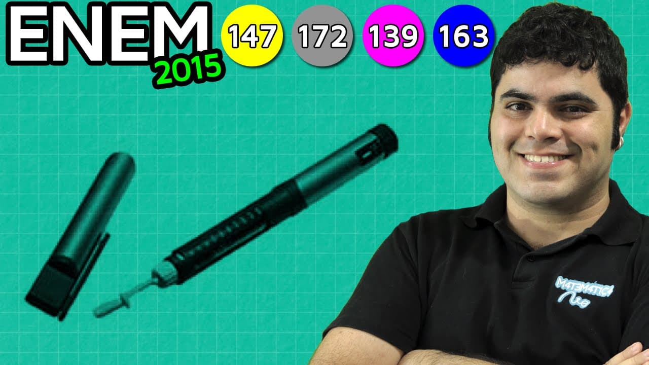 Thumbnail: ENEM 2015 Math #28 - Insulin Application and Division with Decimal Numbers