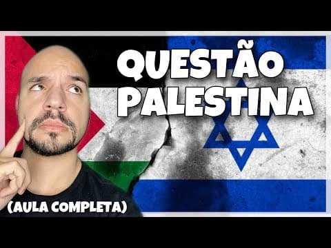 Thumbnail da aula: Questão Palestina (Aula completa) | Ricardo Marcílio