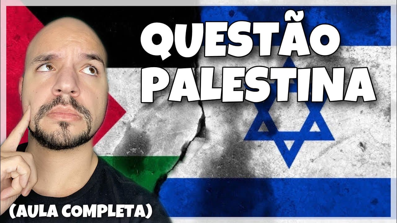 Thumbnail: Questão Palestina (Aula completa) | Ricardo Marcílio