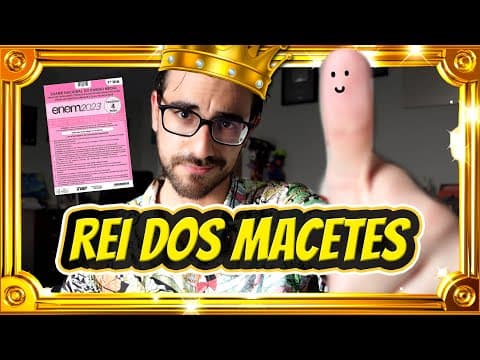 Thumbnail da aula: ✅ MACETES FÁCEIS PARA SALVAR SEU ENEM!! Aulão Mestres do ENEM