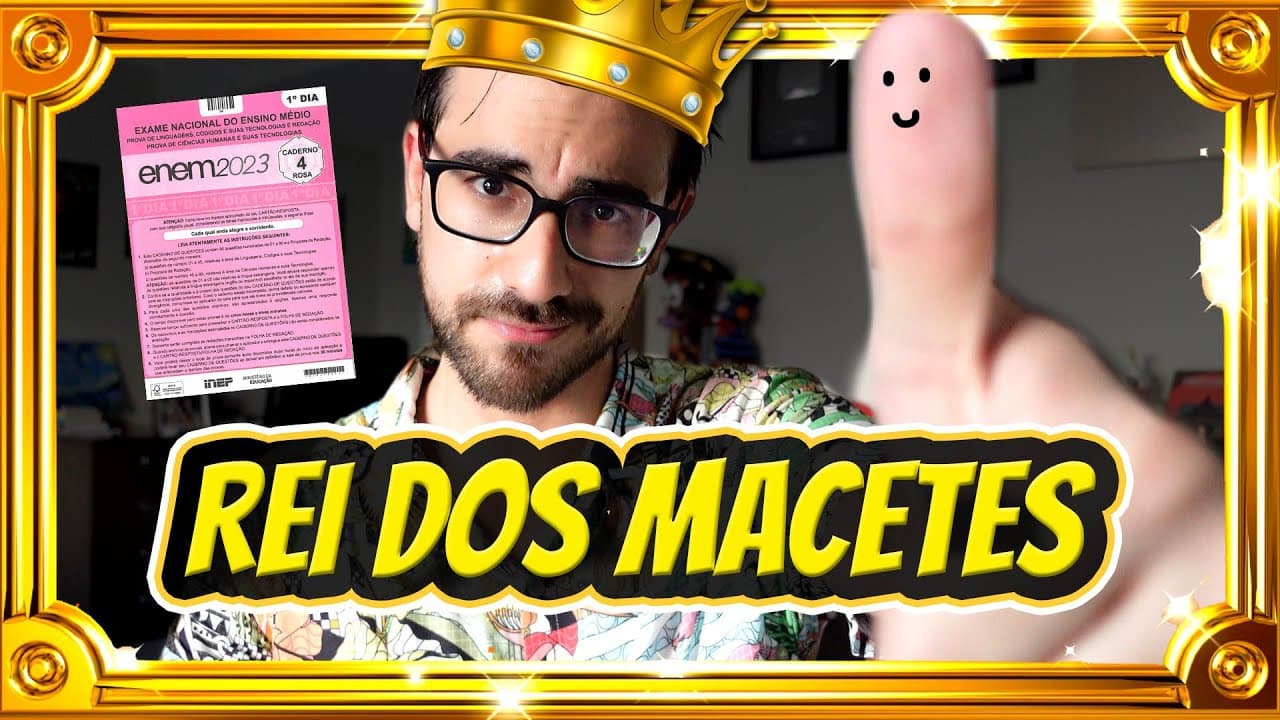 Thumbnail: ✅ MACETES FÁCEIS PARA SALVAR SEU ENEM!! Aulão Mestres do ENEM