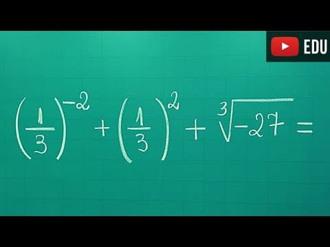 Thumbnail da aula: Expressão Numérica com Potenciação e Radiciação - Professora Angela
