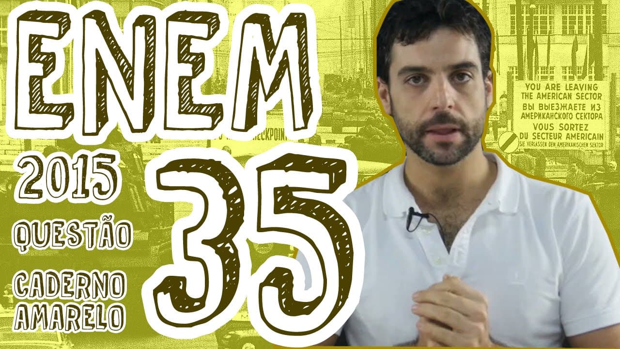 Thumbnail: ENEM 2015 - Questão 35 (Caderno Amarelo)