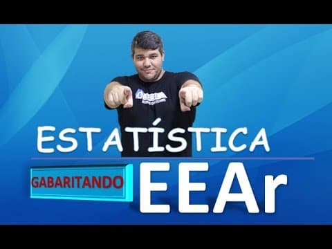 Thumbnail da aula: ▶️ GABARITANDO A EEAR RETA FINAL! - Estatística