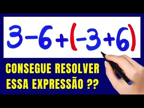 Thumbnail da aula: 🤯 PASSO A PASSO PARA RESOLVER ESSA EXPRESSÃO!! Matemática básica todo dia.📚🚀