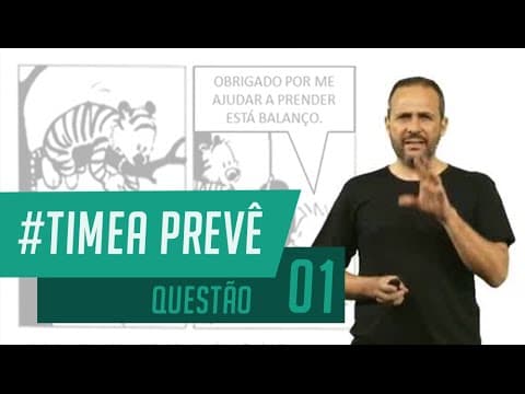 Thumbnail da aula: Questão de Português para ENEM - Linguagem verbal e não verbal.