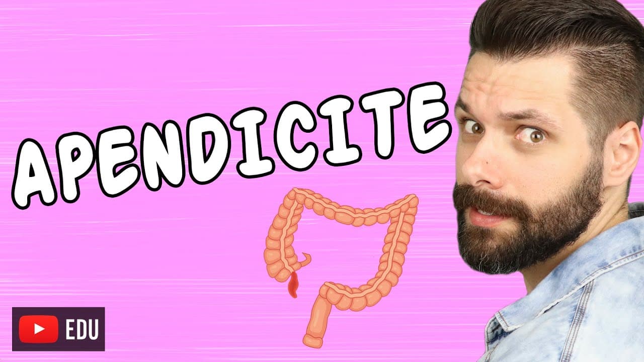 Thumbnail: APENDICITE  - O que é - Sintomas - Como identificar - Aula | Biologia com Samuel Cunha