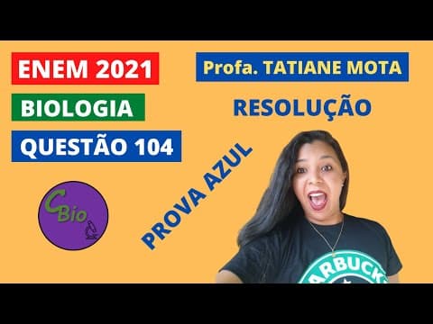 Thumbnail da aula: ✅[ENEM 2021] # BIOLOGIA # QUESTÃO 104 – MAGNIFICAÇÃO TRÓFICA E BIOACUMULAÇÃO - O rompimento da