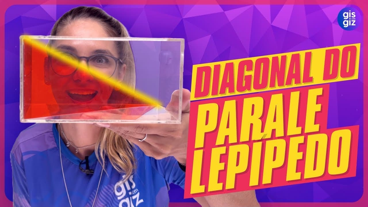 Thumbnail: 🧠✨DIAGONAL DO PARALELEPÍPEDO - GEOMETRIA ESPACIAL