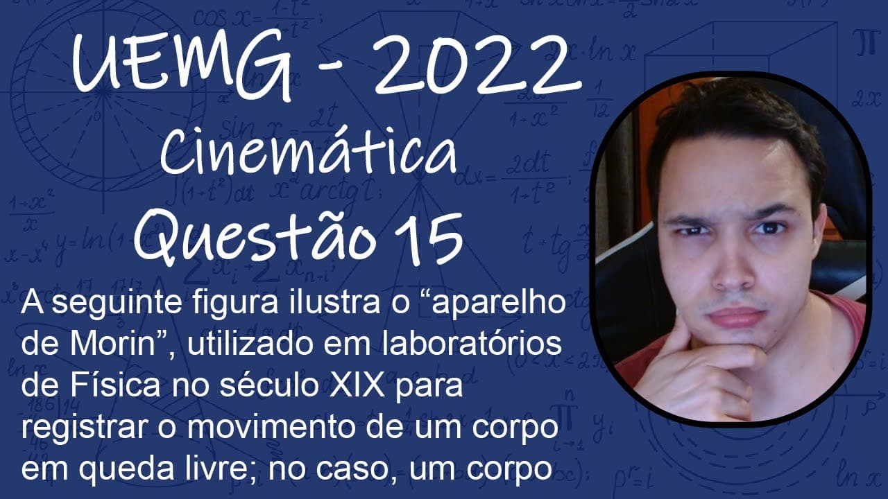 Thumbnail: UEMG 2022 - A seguinte figura ilustra o “aparelho de Morin”, utilizado em laboratórios de Física