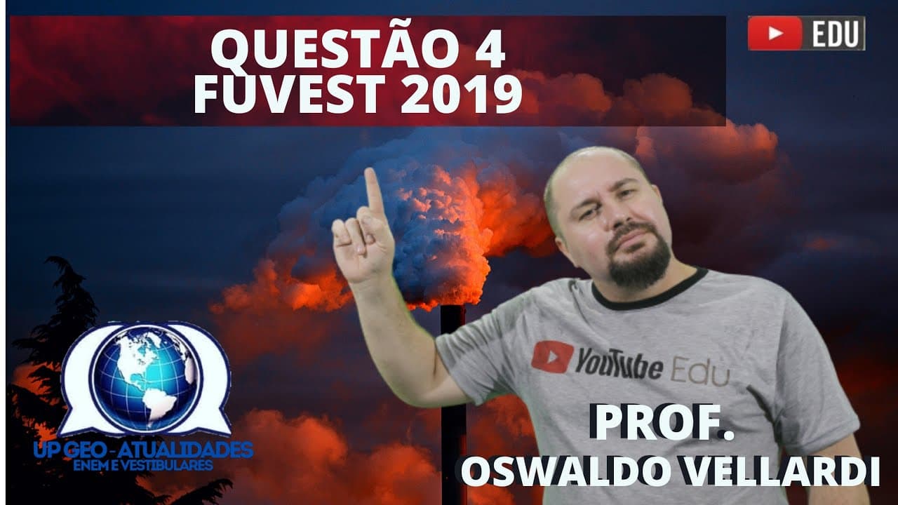 Thumbnail: Questão 4 | Geografia | FUVEST 2019 | Fenômenos meteorológicos