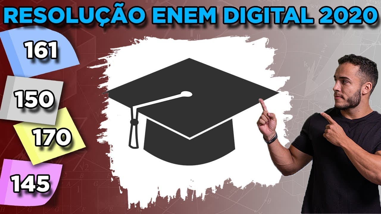 Thumbnail: 🟢 Questão 161 - Caderno Azul | Porcentagem | MATEMÁTICA ENEM DIGITAL 2020