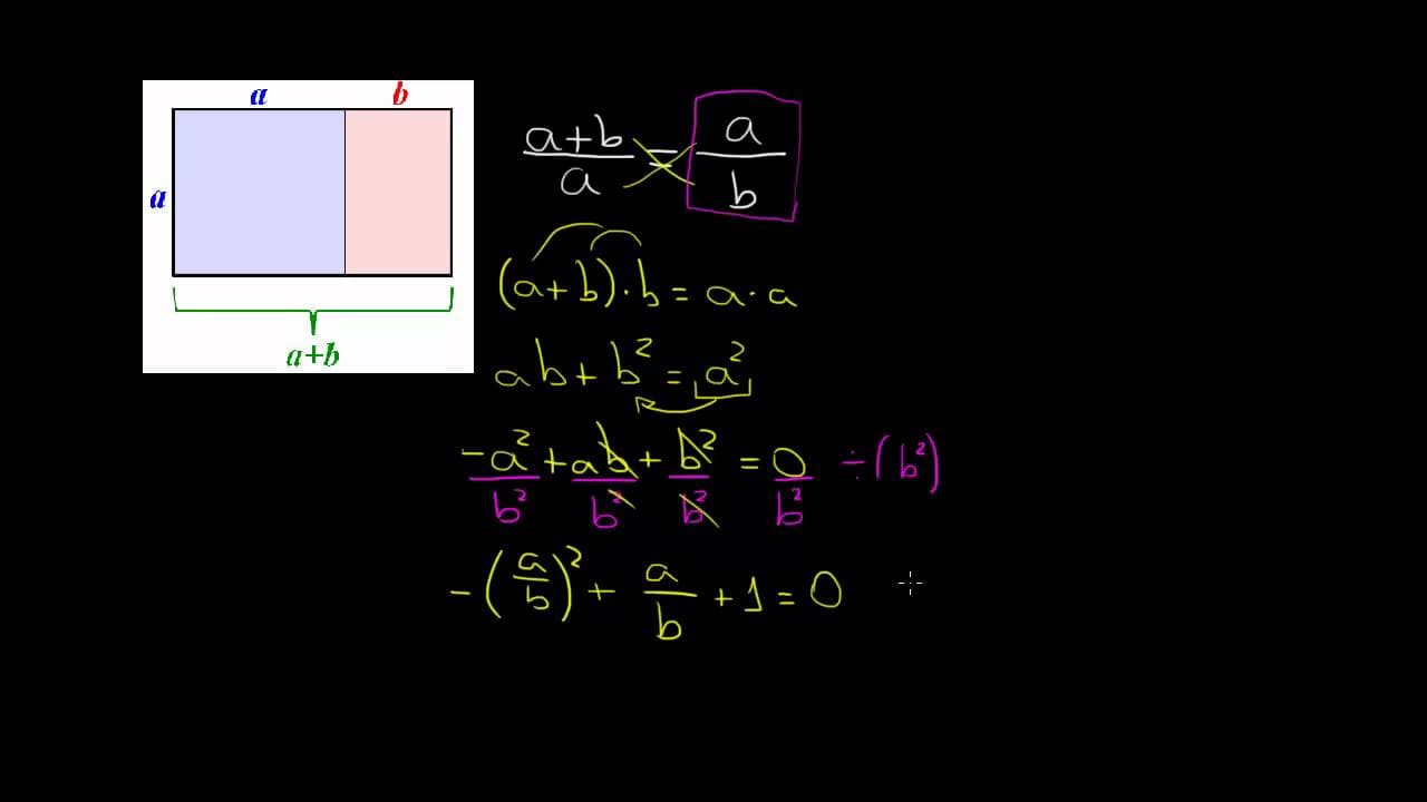 Thumbnail: Cálculo do Número de Ouro ou Razão Áurea | Matemática Rio