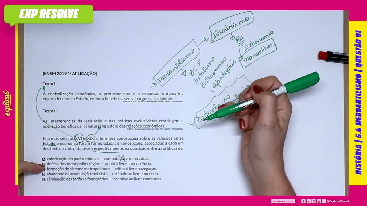 Thumbnail: ENTRE OS SÉCULOS XVI E XIX, DIFERENTES CONCEPÇÕES SOBRE AS RELAÇÕES ENTRE (...) | MERCANTILISMO