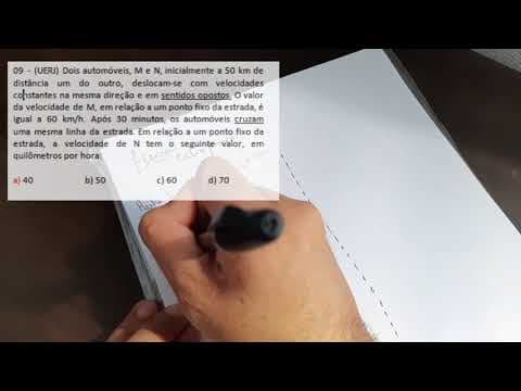 Thumbnail da aula: FÍSICA 01 - Resolução de questão de cinemática - Velocidade média (Foco na UERJ)