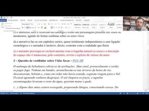 Thumbnail da aula: 13/11 - Literatura/Modernismo/Graciliano Ramos/Vidas Secas.