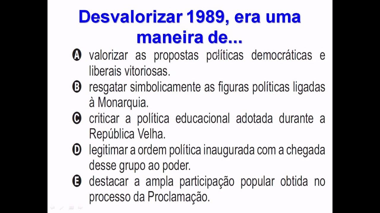 Thumbnail: ENEM 2011 - QUESTÃO 21/180 - GABARITO COMENTADO PELO SAPOIA - CADERNO AMARELO