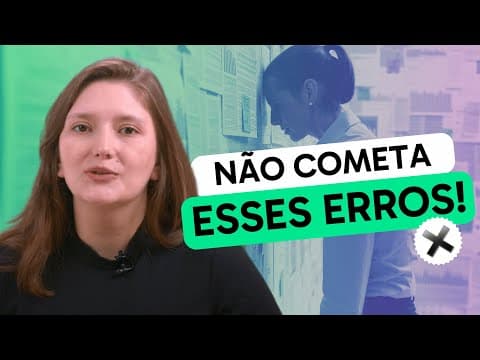 Thumbnail da aula: Introdução de Redação: Erros Fatais que Você NÃO PODE Cometer!