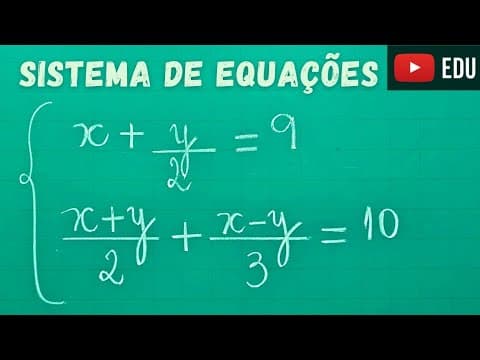 Thumbnail da aula: 🚨 - Como resolver esse Sistema de Equações? - Professora Angela