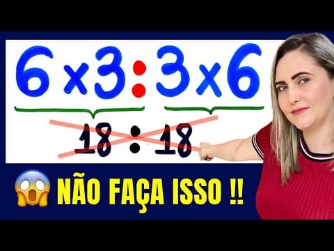 Thumbnail da aula: 😱🤯 A MAIORIA ERRA ESSA EXPRESSÃO!!! VEM APRENDER COMIGO COMO RESOLVER!!