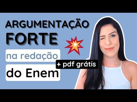 Thumbnail da aula: Como escrever uma redação mais argumentativa e menos expositiva