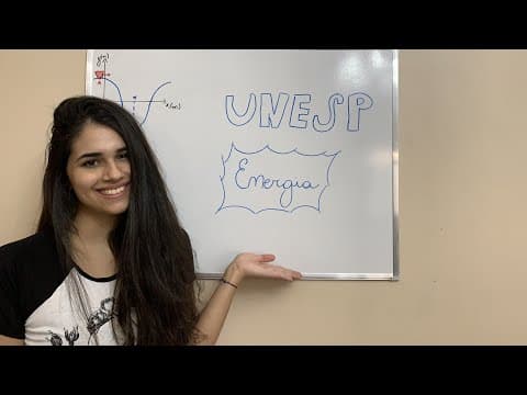 Thumbnail da aula: UNESP 2020 - FÍSICA (ENERGIA)