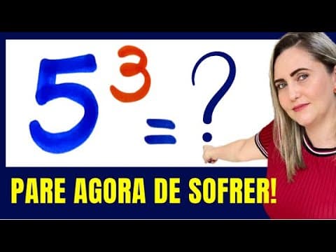Thumbnail da aula: 🤔5 ELEVADO AO CUBO !!! Matemática básica todo dia.📚🚀
