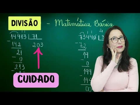 Thumbnail da aula: DIVISÃO - MATEMÁTICA BÁSICA - Professora Angela Matemática
