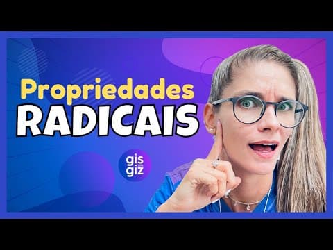 Thumbnail da aula: PROPRIEDADES DOS RADICAIS | RADICIAÇÃO | \Prof. Gis/