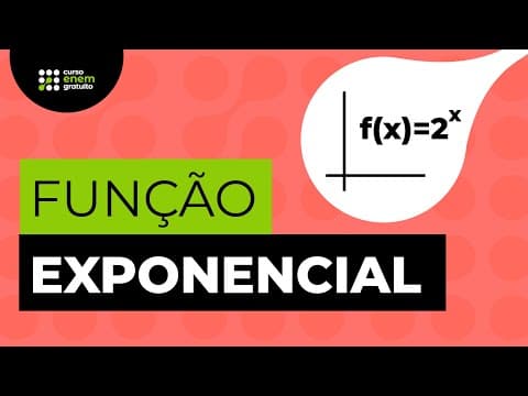 Thumbnail da aula: FUNÇÃO EXPONENCIAL - GRÁFICOS | Matemática para o Enem | Lucas Borguezan