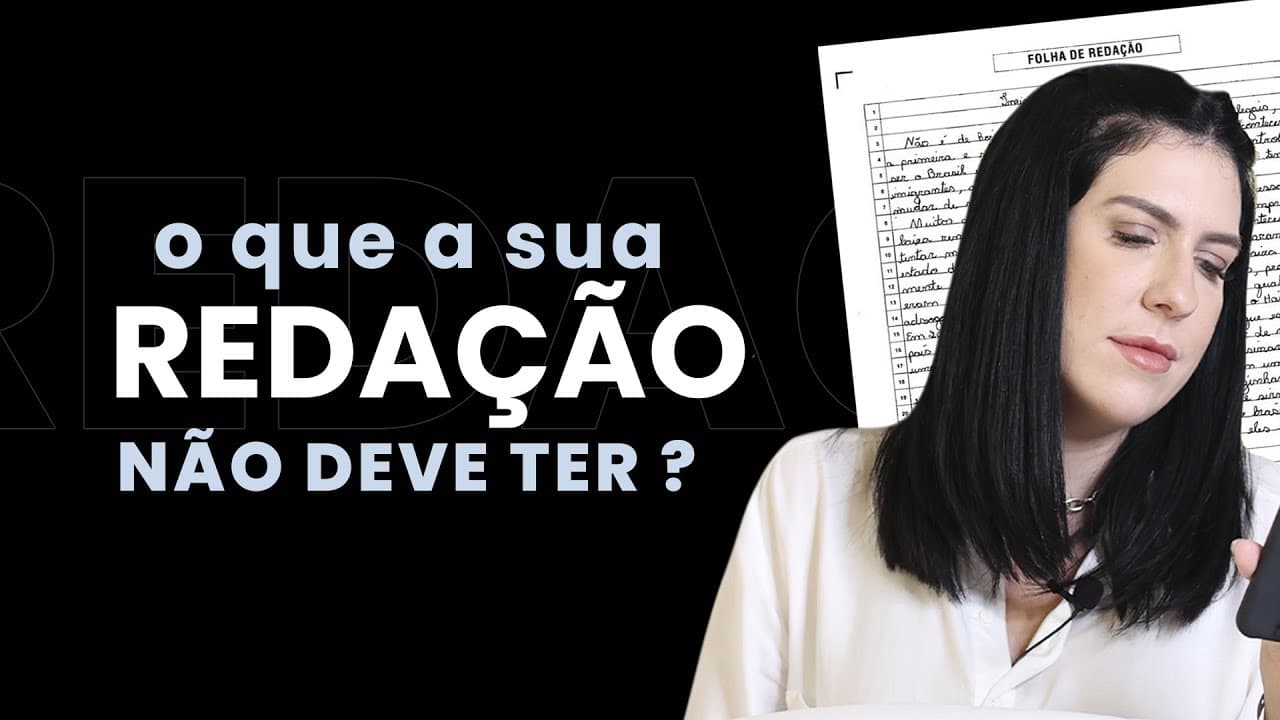 Thumbnail: O que NÃO fazer na sua redação do Enem | Luma por aí
