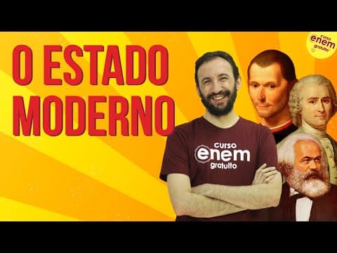 Thumbnail da aula: MAQUIAVEL, O ESTADO MODERNO E A SUA CONCEITUAÇÃO | Resumo de Filosofia Enem. Prof. Alan Ghedini