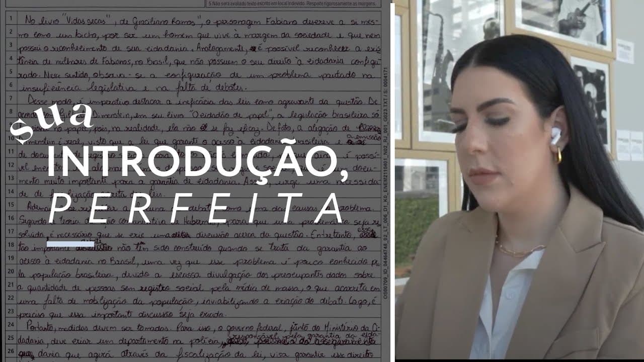 Thumbnail: INTRODUÇÃO SEM ERROS PRONTA PARA O ENEM 2022