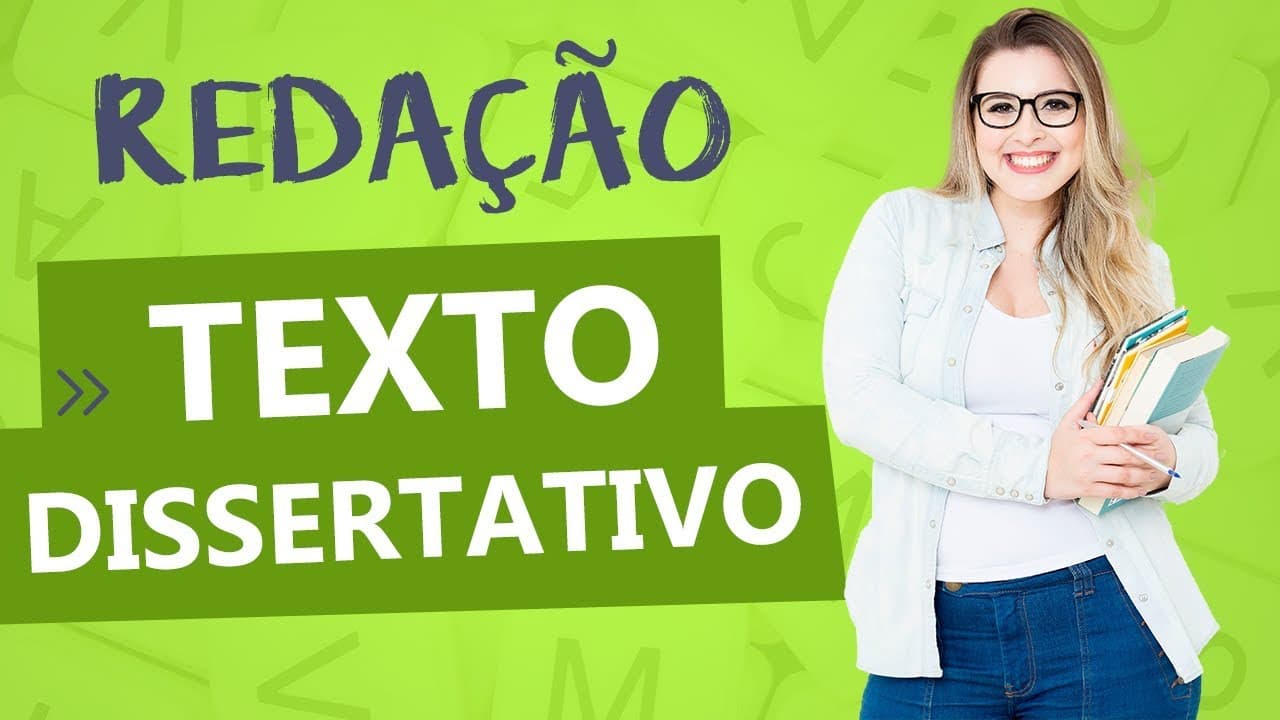 Thumbnail: TEXTO DISSERTATIVO: CARACTERÍSTICAS DA REDAÇÃO - Profa. Pamba