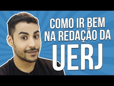 Thumbnail da aula: COMO IR BEM NA REDAÇÃO DA UERJ | Prof. Romulo Bolivar