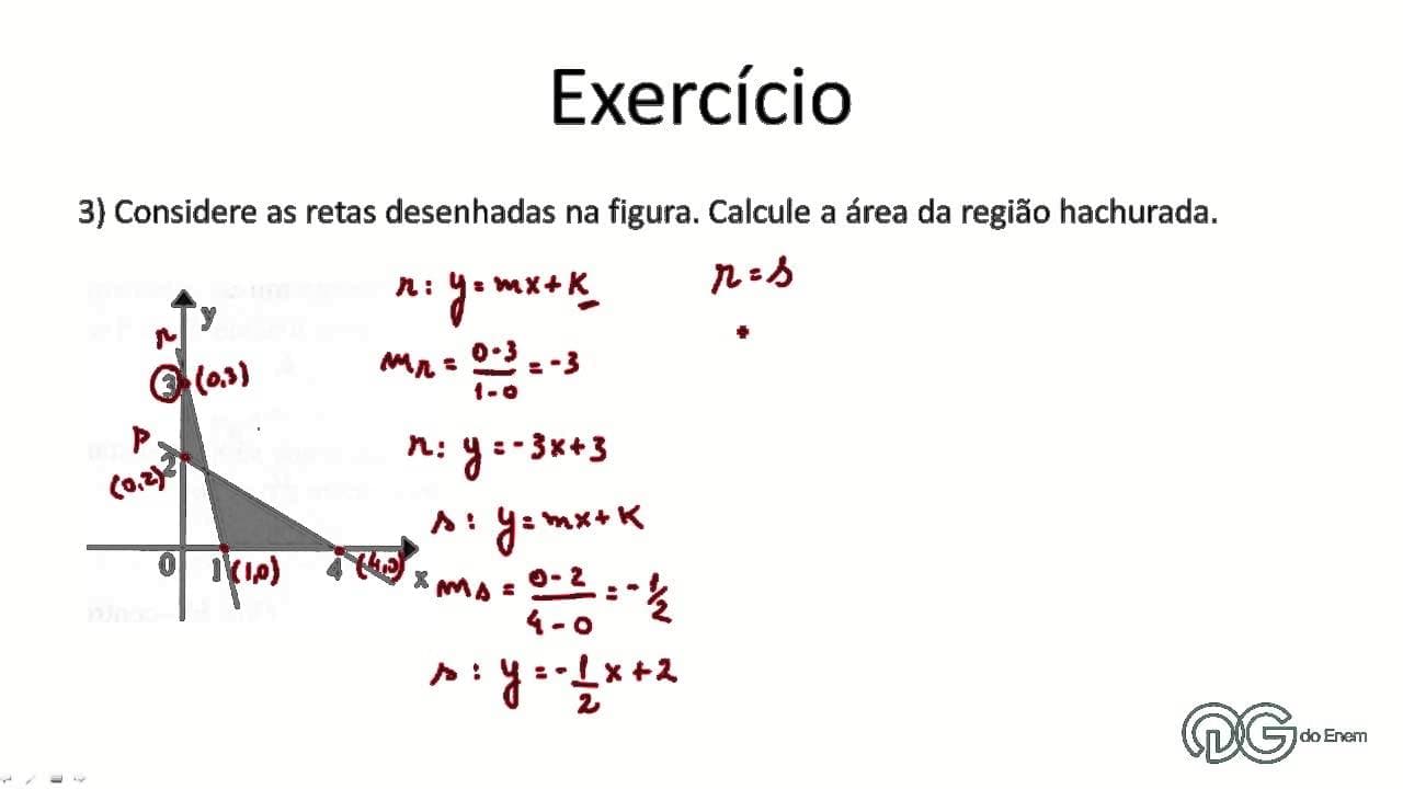 Thumbnail: Matemática: Área por Analítica - ENEM
